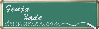 Fenja Wade Visitenkarte